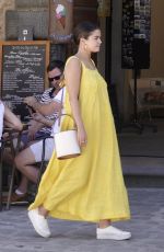 SELENA GOMEZ Out in Civita Di Bagnoregio 07/24/2019