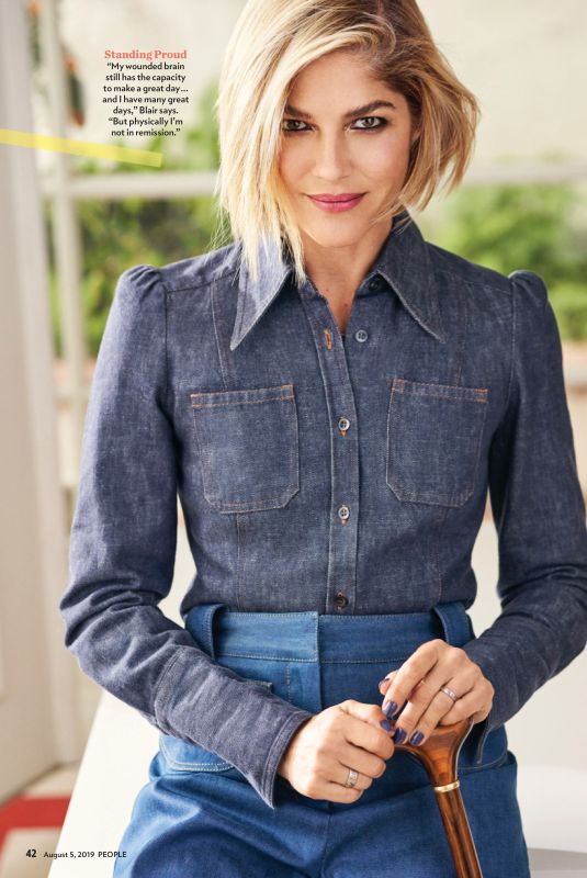 SELMA BLAIR in People Magazine, August 2019