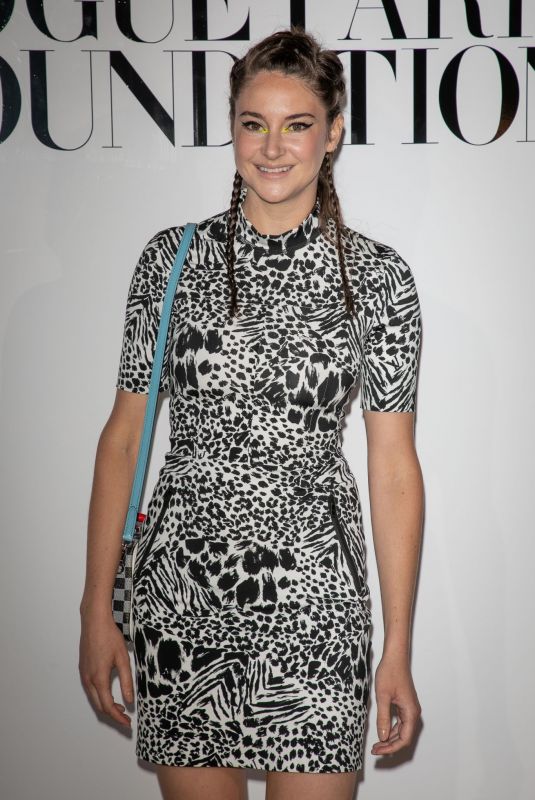 SHAILENE WOODLEY Leaves Vogue Dinner Party at Paris Haute Couture Week 07/02/2019