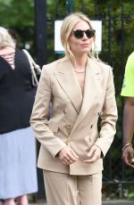 SIENNA MILLER Arrives at 2019 Wimbledon Tennis Championships 07/08/2019