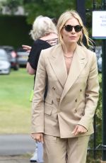 SIENNA MILLER Arrives at 2019 Wimbledon Tennis Championships 07/08/2019