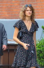 SILKE HAJUNGA Leaves Sevilla Restaurant in New York 07/15/2019