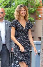 SILKE HAJUNGA Leaves Sevilla Restaurant in New York 07/15/2019