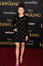 SKY KATZ at The Lion King Premiere in Hollywood 07/09/2019