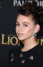 SKY KATZ at The Lion King Premiere in Hollywood 07/09/2019