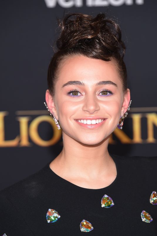 SKY KATZ at The Lion King Premiere in Hollywood 07/09/2019