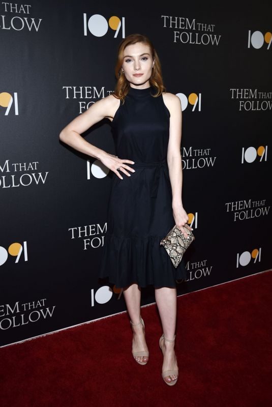 SKYLER SAMUELS at Them That Follow Premiere in Los Angeles 07/30/2019