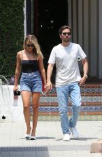 SOFIA RICHIE in Denim Shorts and Scott Disick at Malibu Country Mart 07/22/2019