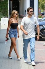 SOFIA RICHIE in Denim Shorts and Scott Disick at Malibu Country Mart 07/22/2019