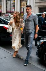 SOFIA VERGARA and Joe Manganiello at Avra Restaurant in New York 07/17/2019