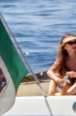 SOFIA VERGARA in Bikini on Holiday in Amalfi Coast 07/08/2019