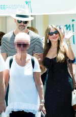 SOFIA VERGARA Out for Lunch on Vacationing in Capri 07/11/2019