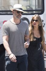 SOFIA VERGARA Out for Lunch on Vacationing in Capri 07/11/2019