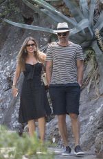 SOFIA VERGARA Out for Lunch on Vacationing in Capri 07/11/2019
