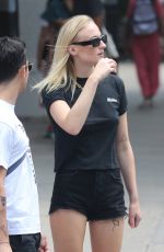 SOPHEI TURNER and Joe Jonas Out in New York 07/30/2019