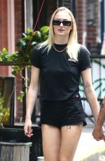 SOPHEI TURNER and Joe Jonas Out in New York 07/30/2019