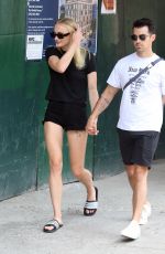 SOPHEI TURNER and Joe Jonas Out in New York 07/30/2019