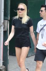 SOPHEI TURNER and Joe Jonas Out in New York 07/30/2019