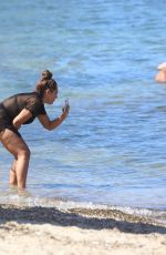 SOPHIE KASAEI and TYNE-LEXY CLARSON on the Beach in Ibiza 07/29/2019