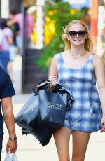 SOPHIE TURNER and Joe Jonas Out Shopping in New York 07/29/2019