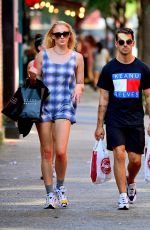 SOPHIE TURNER and Joe Jonas Out Shopping in New York 07/29/2019