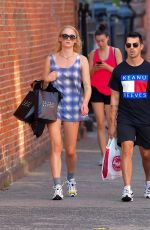 SOPHIE TURNER and Joe Jonas Out Shopping in New York 07/29/2019