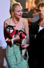 SOPHIE TURNER and JOE JONAS Out with Their Dog in New York 07/28/2019
