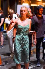 SOPHIE TURNER and JOE JONAS Out with Their Dog in New York 07/28/2019