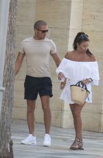 STACEY GIGGS and Max George Out in Marbella 07/25/2019