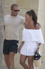 STACEY GIGGS and Max George Out in Marbella 07/25/2019