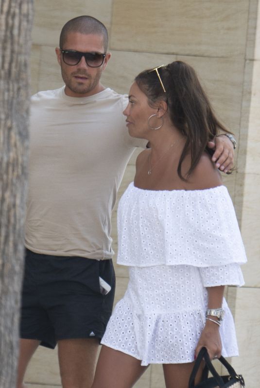 STACEY GIGGS and Max George Out in Marbella 07/25/2019