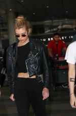 STELLA MAXWELL and KRISTEN STEWART at LAX Airport in Los Angeles 07/20/2019