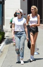 STELLA MAXWELL and KRISTEN STEWART Out Shopping in Los Angeles 07/24/2019