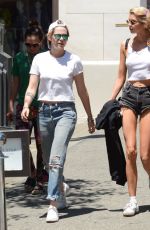 STELLA MAXWELL and KRISTEN STEWART Out Shopping in Los Angeles 07/24/2019