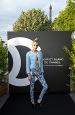 STELLA MAXWELL at Noir et Blanc de Chanel Fall/Winter 2019 Makeup Collection Launch at Yachts de Paris 07/11/2019