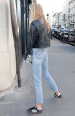 STELLA MAXWELL in Denim Out and About in Paris 07/01/2019