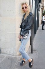 STELLA MAXWELL in Denim Out and About in Paris 07/01/2019
