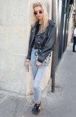 STELLA MAXWELL in Denim Out and About in Paris 07/01/2019