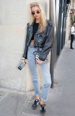 STELLA MAXWELL in Denim Out and About in Paris 07/01/2019