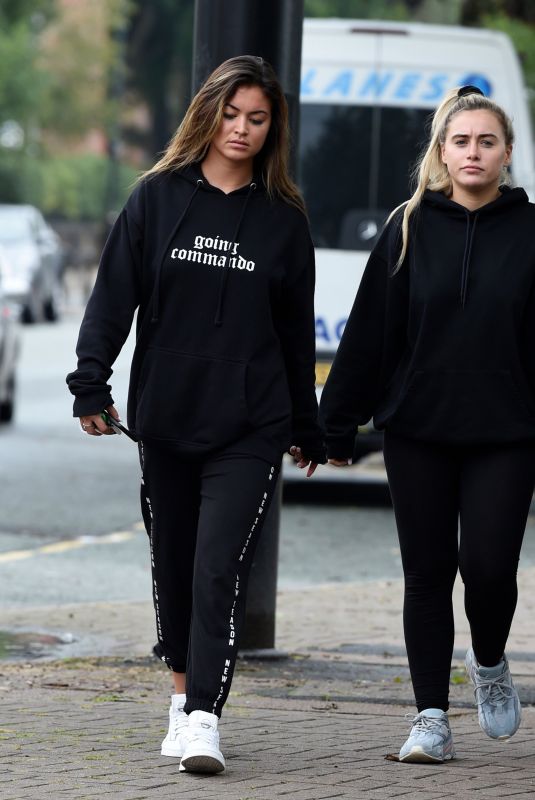 STEPH LAMB and ELLE BROWN Out in Hale in Cheshire 07/31/2019