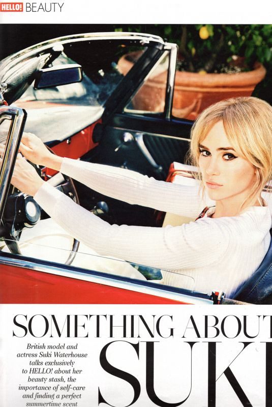 SUKI WATERHOUSE in Hello! Magazine, July 2019