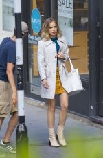 SUKI WATERHOUSE on the Set of Creation Stories in London 07/04/2019