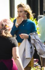 SUKI WATERHOUSE on the Set of Creation Stories in London 07/04/2019