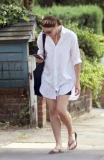 SURANNE JONES Out and About in London 07/24/2019