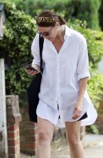 SURANNE JONES Out and About in London 07/24/2019