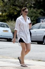 SURANNE JONES Out and About in London 07/24/2019