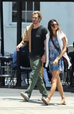 SUSIE ABROMEIT and Andrew Garfield Out in Los Angeles 07/09/2019