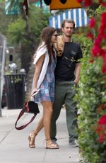 SUSIE ABROMEIT and Andrew Garfield Out in Los Angeles 07/09/2019