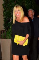 SUZANNE SOMERS Leaves a Restaurant in Santa Monica 07/13/2019