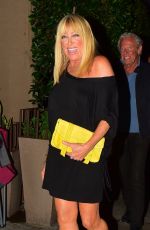 SUZANNE SOMERS Leaves a Restaurant in Santa Monica 07/13/2019